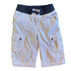 DKNY Baby Black White Striped Cargo Pants